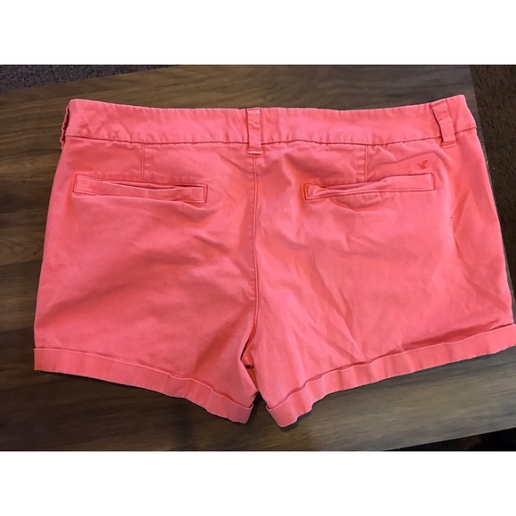 Coral American Eagle Shorts - Picture 2 of 4